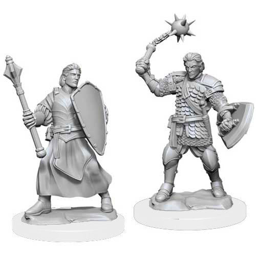 Critical Role Unpainted Miniatures: W01 Human Clovis Concord Cleric Male