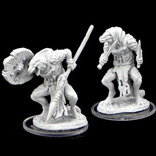 Critical Role Unpainted Miniatures: W02 Kuul`tevir Javelineer & Assassin