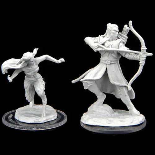 Critical Role Unpainted Miniatures: W02 Verdant Guard Marksman & Satyr
